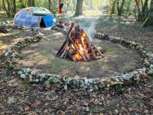 Hutte de Sudation au Bois